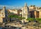 Forum of Trajan with its famous column in Rome