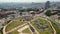 Forward Over Glorieta Normal: Horizontal Drone View in Guadalajara