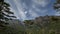 Forward and reverse timelapse of bavella canyon in Corsica