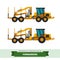 Forwarder forestry vehicle