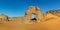 Forzhaga Natural Rock Arch, Akakus, Sahara, Libya