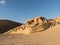 Fossilized sand in the Canary dessert on the Canary Islands.