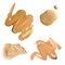 Foundation color sample