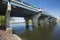 Founders Bridge over the Connecticut River at Hartford.