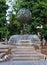 Fountain Adam and Eve under the Paradise tree in Moscow