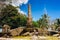 Fountain in Ancient village Altos de Chavon -