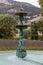 A fountain with apartments behind in Fontvieille Monaco