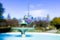 Fountain backgroundheart crystal glass refract sunlight - fountain background