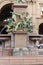 Fountain at the basement of the monument to Alfred Escher in Zurich