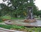 Fountain in Bastejkalns park. Riga. Latvia