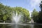 Fountain in Brussels Park - Parc de Bruxelles - Warandepark