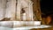 Fountain on the Capitol Square. Night. Rome, Ital