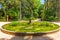 Fountain at Carmen de los Martires gardens in Granada, Spain