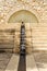 Fountain cascading in Jerusalem