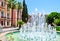 Fountain in center of Murcia, Spain