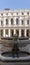 Fountain and Civic Library, Bergamo, Italy