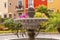 Fountain Colorful Buildings San Miguel de Allende Mexico