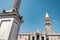 Fountain column monument of Santa Maria Maggiore