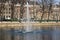 Fountain of Court pond near Binnenhof