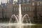 Fountain of Court pond near Binnenhof