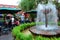 Fountain in a courtyard