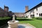 Fountain in the courtyard at Castelvecchio Museum (Museo Civico di Castelvecchio) in Verona, Italy