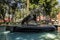 Fountain with Coyotes statue in Coyoacan plaza Mexico City