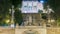 Fountain of Dea Roma timelapse in Piazza del Popolo with Pincio terrace in the background