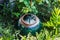 Fountain decoration in the garden made by Clay pottery ceramic