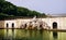 The Fountain of the Dolphins, in the Royal Palace of Caserta, Italy