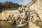 The Fountain of the Dolphins, in the Royal Palace of Caserta, Italy