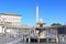 Fountain and Egyptian obelisk at the Piazza San Pietro, Rome