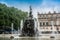 Fountain figures in front of castle Herrenchiemsee