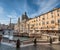 Fountain Fontana Nettuno on Piazza Navona, Rome Italy