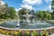 Fountain of Forsyth Park in Savannah, Georgia - USA