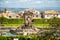 The Fountain of four Moors in Villa Lante, Villa Lante is a Mannerist garden of surprise near Viterbo, Tuscia, Italy