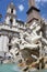 Fountain of the Four Rivers. Piazza Navona, Rome, Italy