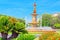 Fountain of the Four Seasons in the centre of Seville, Spain.