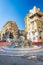 Fountain of the Frogs at Quartiere Coppede square in Rome