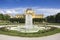 The fountain in front Art pavilion in Zagreb