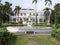 A fountain in front of the Devon House, Kingston, Jamaica