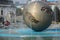 Fountain in front of Grassalkovich Palace in bratislava Presidential Palace