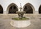 Fountain at the front of the National Palace of Sintra in Sintra in the Lisbon district ofPortugal.