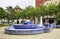 Fountain in front of the town hall in Subotica. Serbia