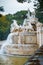 Fountain in the garden in Schonbrunn Palace in Vienna, Austria