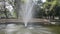 Fountain in the garden of Sunder Nursery in Delhi India, working fountain in the Sunder Nursery complex, water in the fountain,