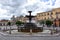Fountain at Garibaldi square in Sulmona, Abruzzo