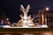 Fountain the glory, Madrid city center Night, Spain