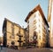 Fountain of Gombito on Via Gombito in Bergamo Italy