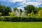 Fountain in a graden at gothenburg, Sweden in Spring